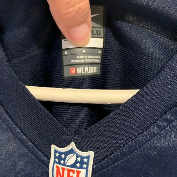 Nike Blue and Green Seahawks Jersey - Picture 2 of 7